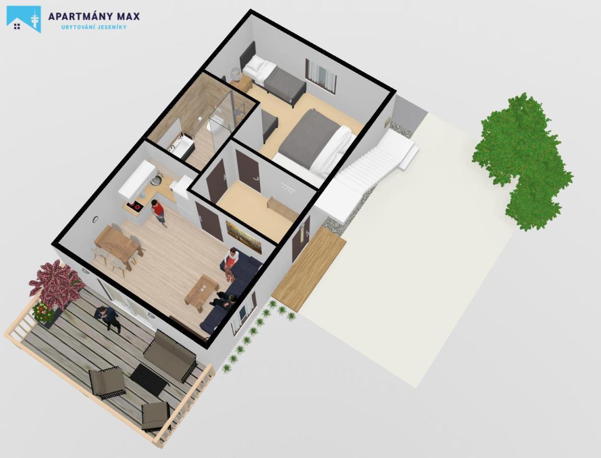 Apartmany Max Vaclavov u Bruntalu Екстер'єр фото
